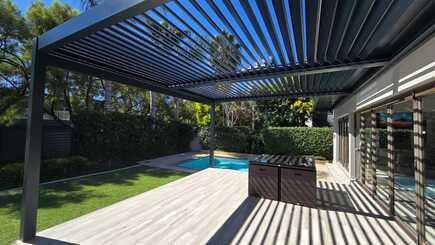 Sunlit Outdoor Patio Haven